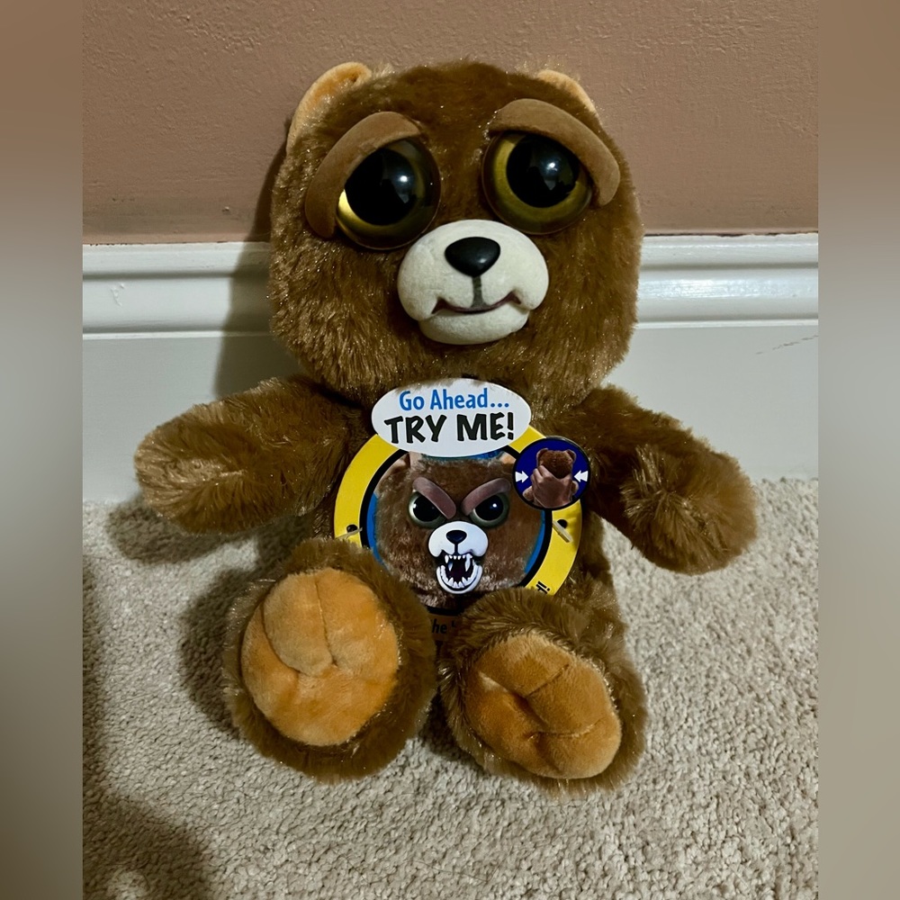 Feisty Pets Bear Plush Sir Growls-A-Lot